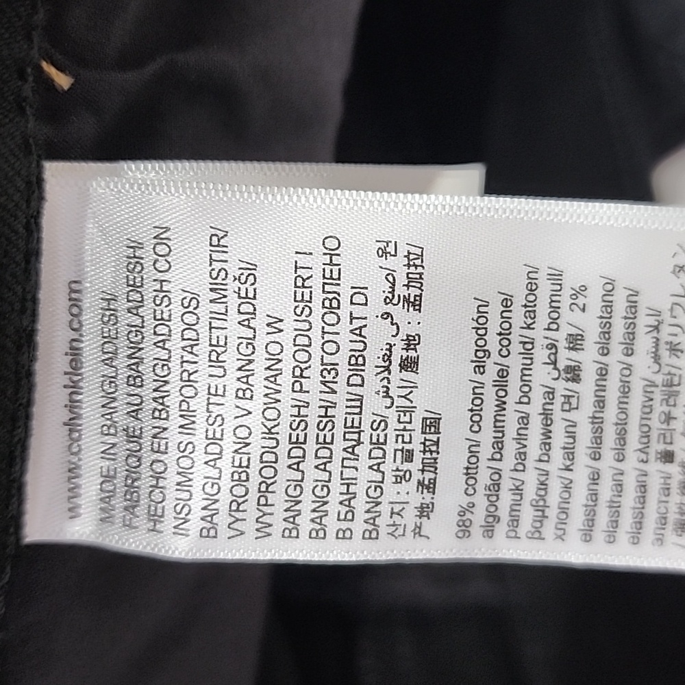 CALVIN KLEIN JEANS MENS DENIM BLACK SLIM JEANS W32 X L30 - Picture 13 of 16